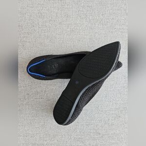 Rothy's Women's Black The Point Flats Size W9 Knit Slip On Washable Shoes